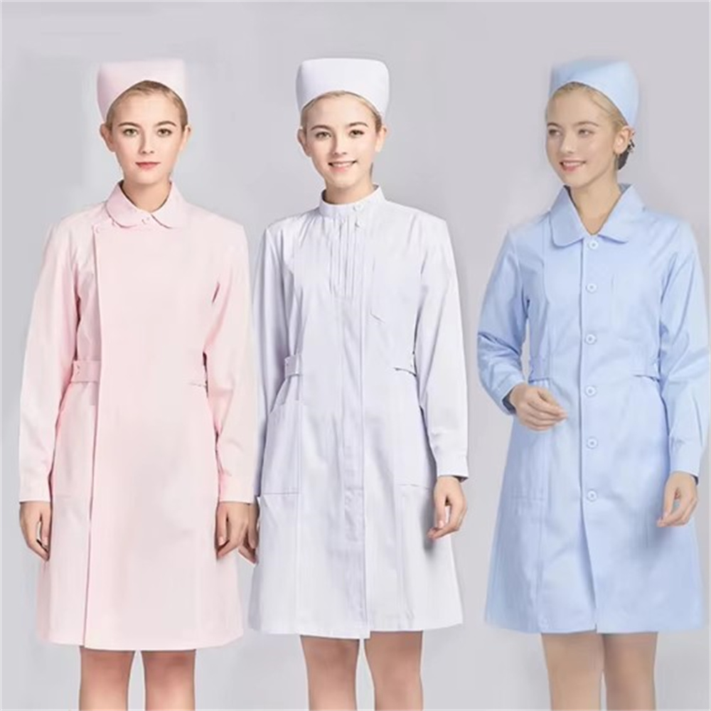 Medical Lab Coats - ใหม่ผ้าฝ้ายบริสุทธิ์ระบายอากาศสีขาวเครื่องแบบเสื้อห้องปฏิบัติการ workwear ร้านเสริมสวยเครื่องแบบทันตกรรมดูแลเครื่องแบบ