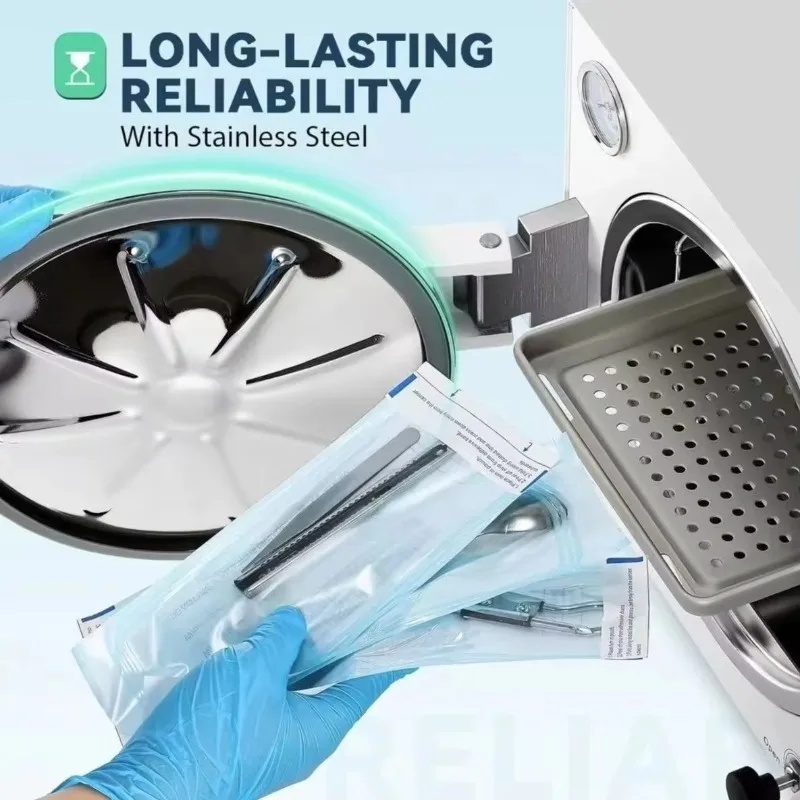 Medical Lab Units - เครื่องนึ่งฆ่าเชื้อแบบแนวตั้งขนาด 18 ลิตร รุ่นใหม่ สำหรับห้องปฏิบัติการ เครื่องนึ่งฆ่าเชื้อด้วยไอน้ำสำหรับอุปกรณ์ทางการแพทย์