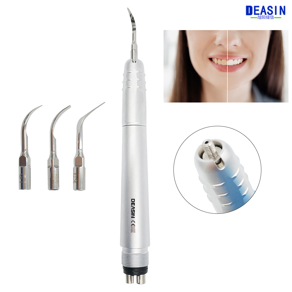 Ultrasonic Cleaner Lab - เครื่องขูดฟันอัลตร้าโซนิคพร้อมปลาย3ด้านเครื่องมือทำความสะอาดแคลคูลัสฟันเครื่องมือทำความสะอาดฟันขาวทันตแพทย์ห้องปฏิบัติการ