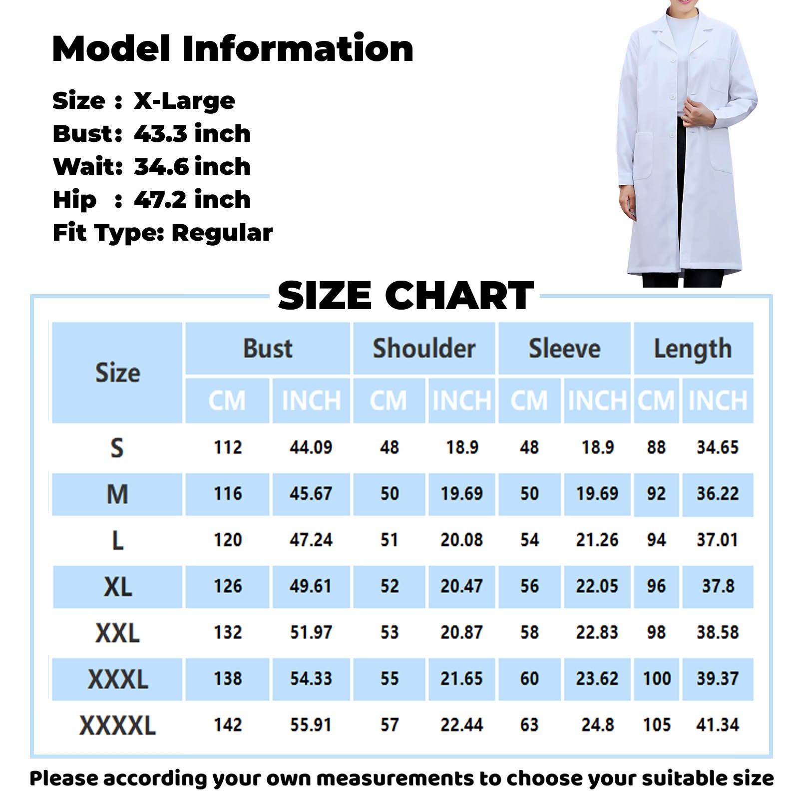 สีขาว Lab Coat สําหรับผู้หญิงผ - Medical Lab Coats บทวิจารณ์และราคา