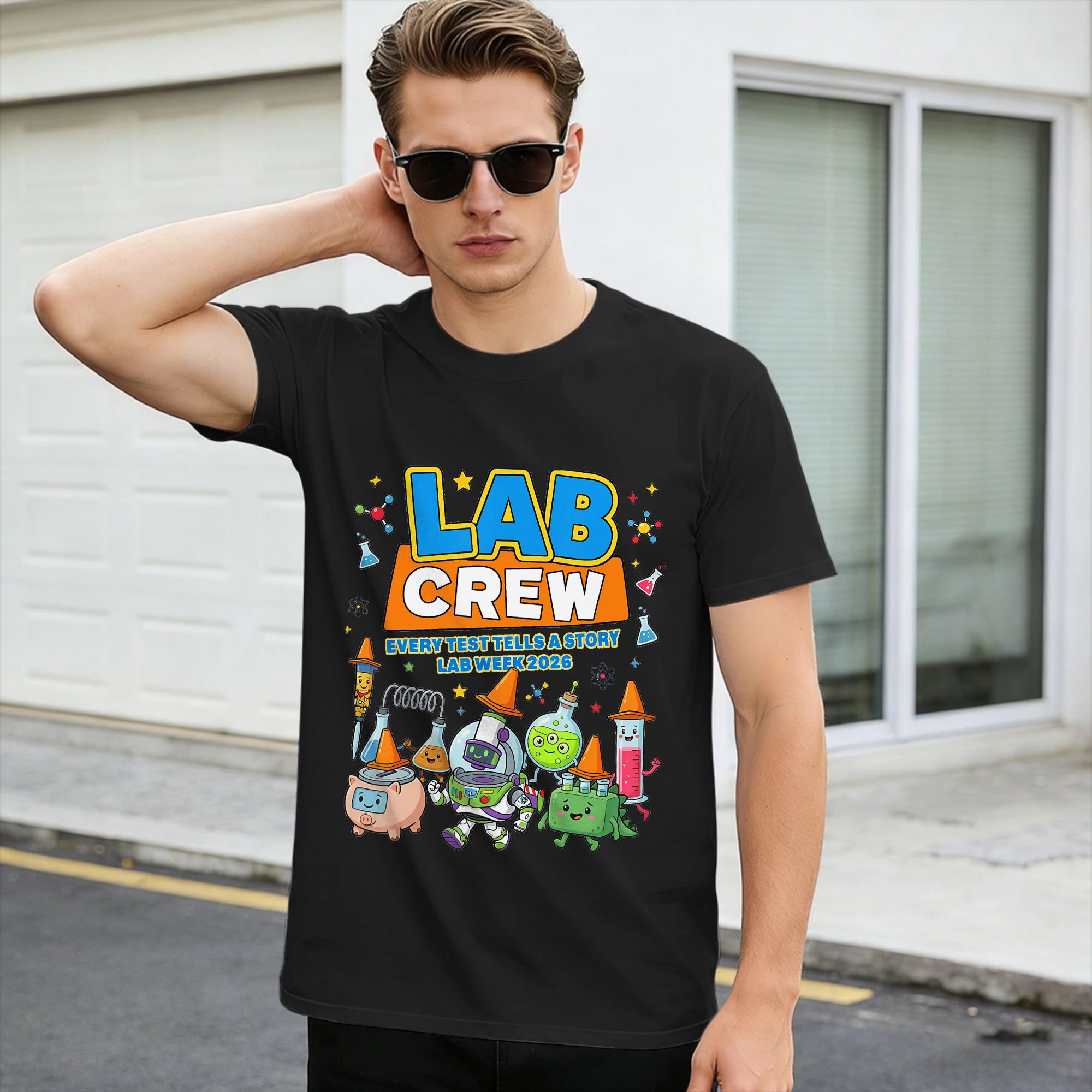 เสื้อยืดทีมช่างเทคนิคห้องปฏิบั - Medical Lab Week 2026 บทวิจารณ์และราคา