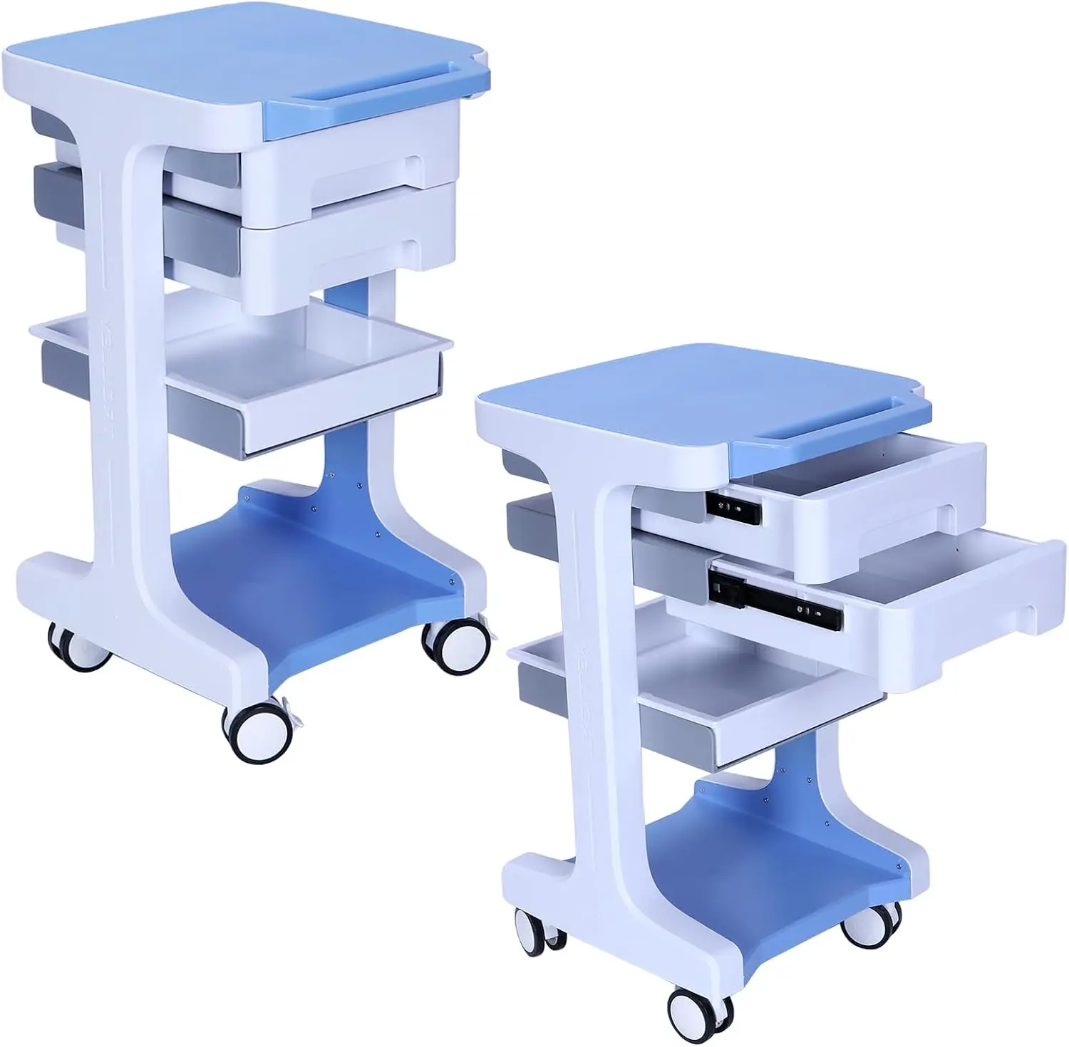 รถเข็นแพทย์ 3 ชั้น พร้อมลิ้นชั - Medical Lab Ultrasound บทวิจารณ์และราคา