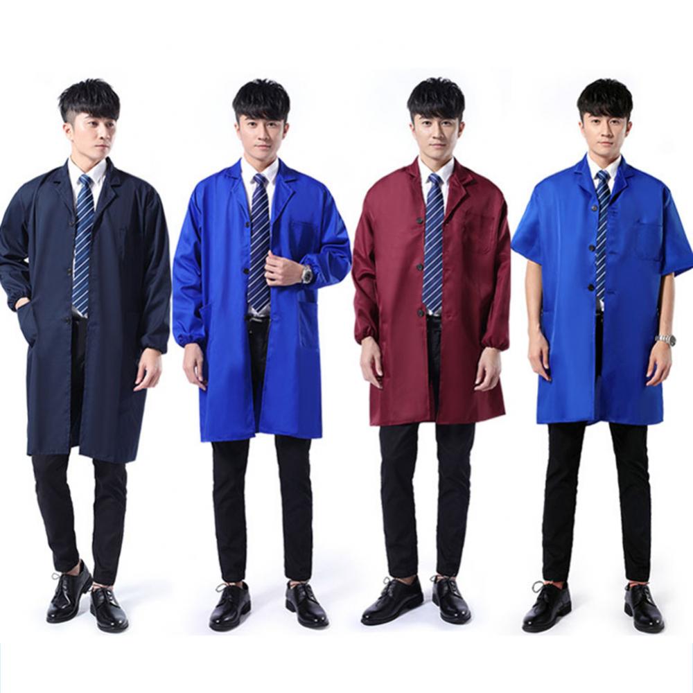 กันฝุ่นผู้ชายที่ทำงานเสื้อผ้าแ - Medical Lab Coats บทวิจารณ์และราคา