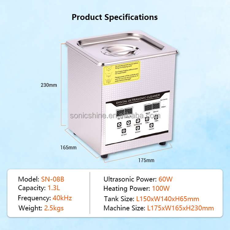เครื่องทำความสะอาดอัลตราโซนิกไ - Medical Lab Ultrasound บทวิจารณ์และราคา