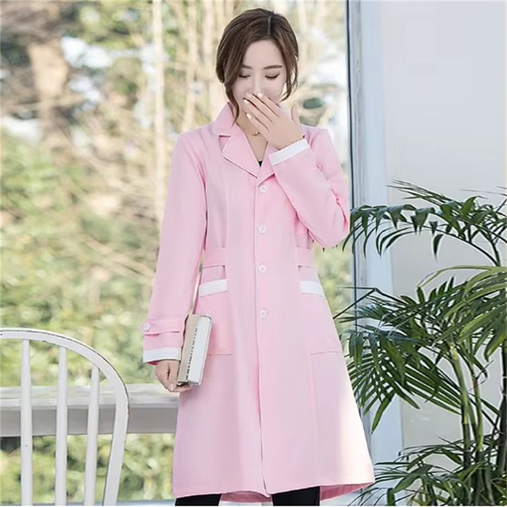 คุณภาพสูงสีเทาสีทึบบางง่ายต่อต - Medical Lab Coats บทวิจารณ์และราคา