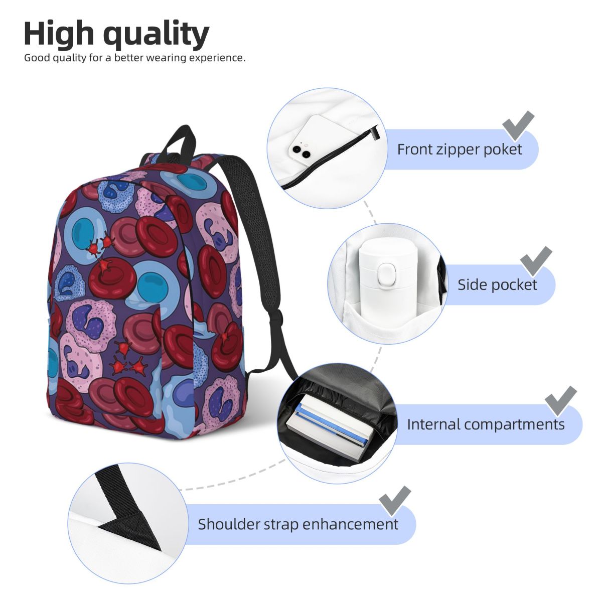 กระเป๋าเป้สะพายหลังสำหรับนักเร - Medical Lab Scientist บทวิจารณ์และราคา