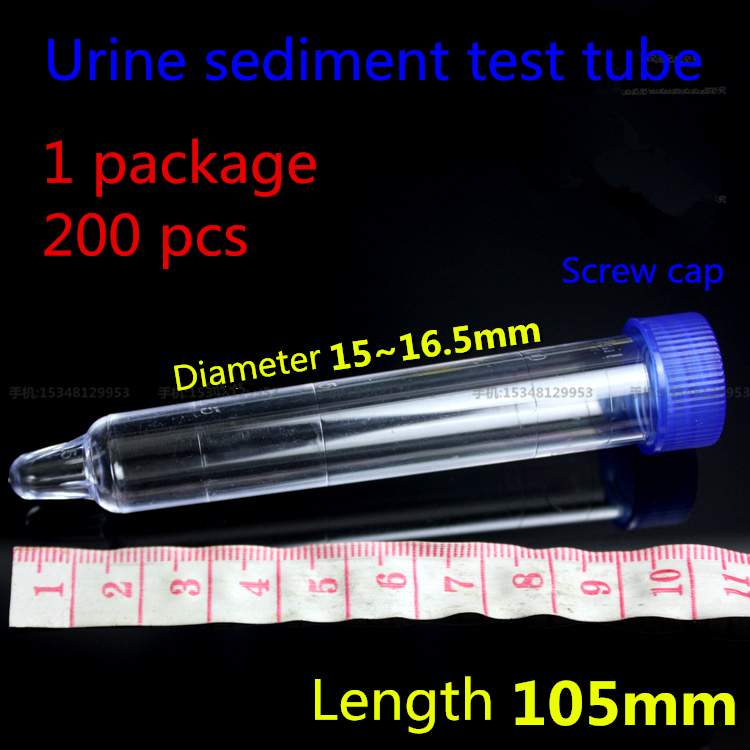 หลอดทดสอบตะกอนปัสสาวะพลาสติกทา - Medical Lab Units บทวิจารณ์และราคา