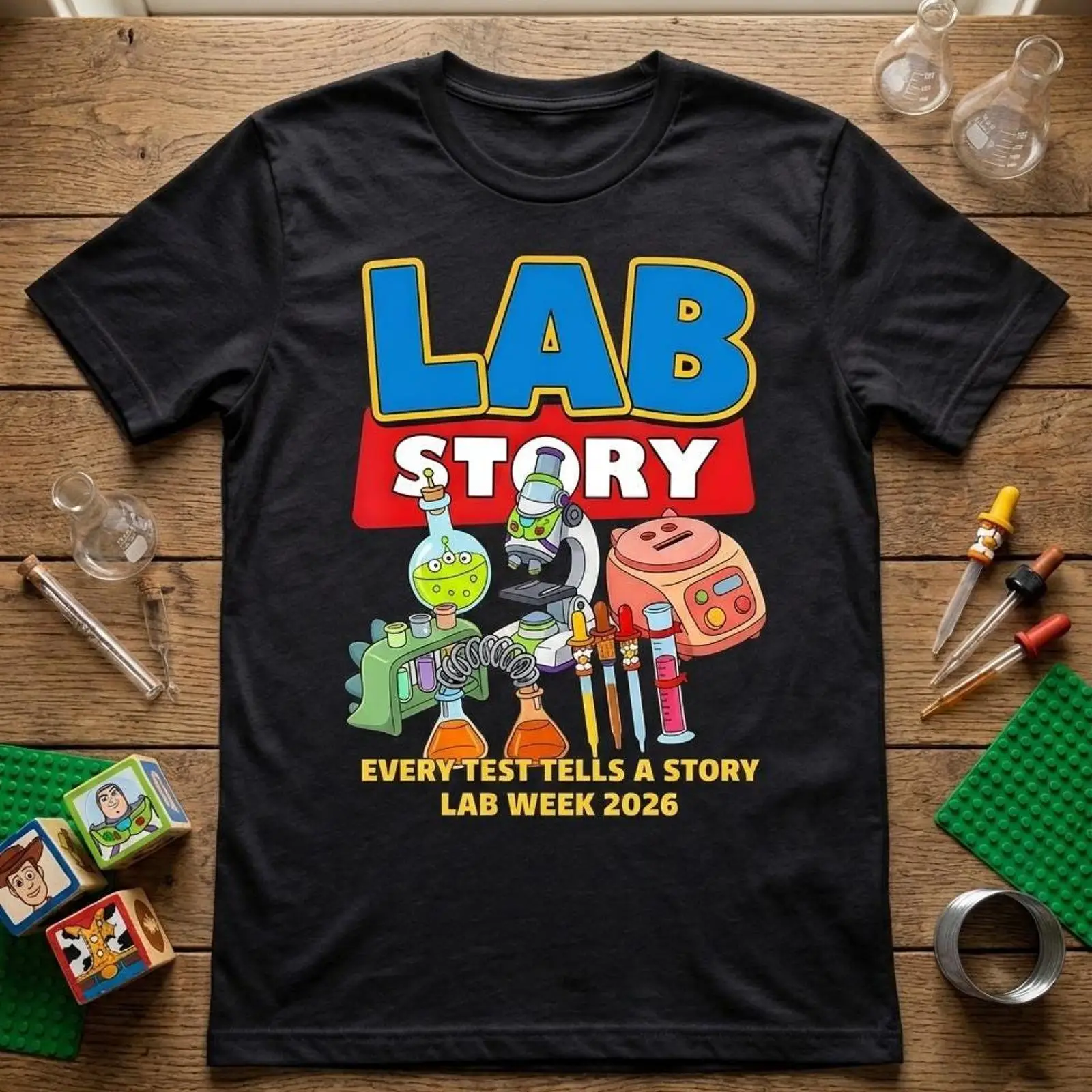 เสื้อยืด Lab Week 2026 สำหรับช - Medical Lab Week 2026 บทวิจารณ์และราคา
